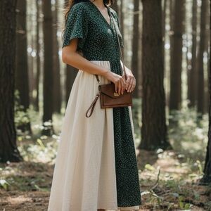 Elegant Brown Leather Clutch